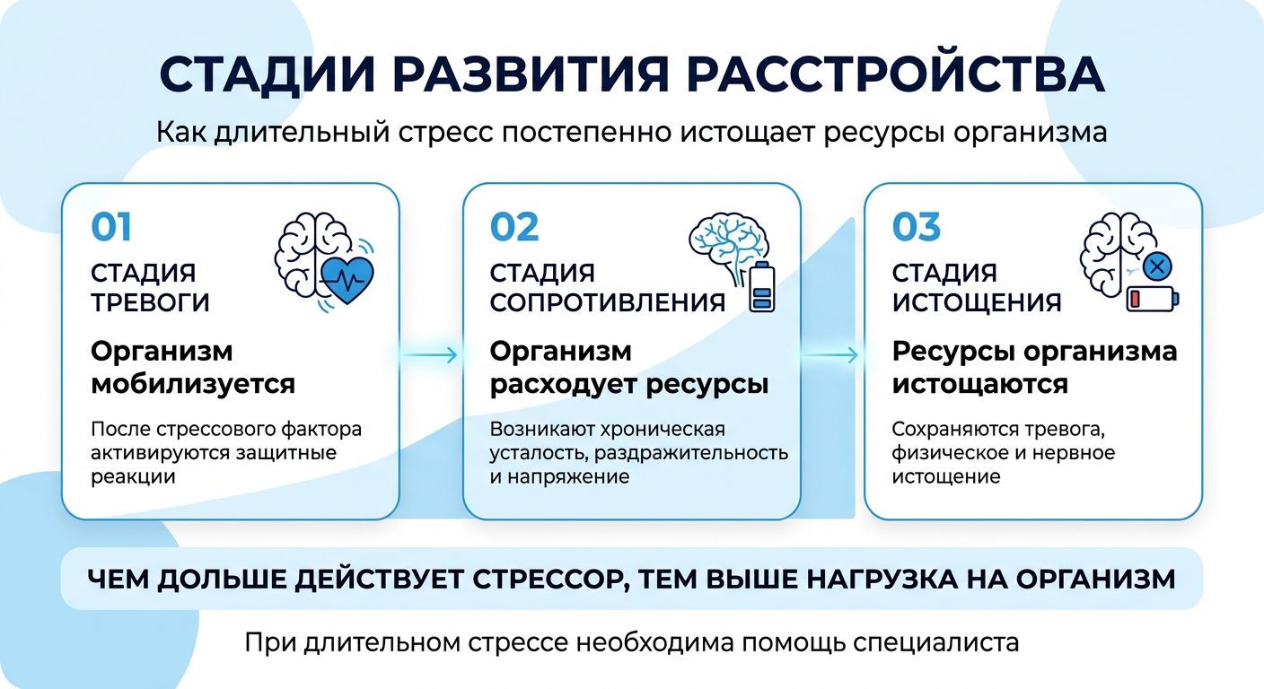 Лечение стресса в Учалах инфографика